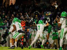 Iowa Colony vs Brenham | Playoff Thriller at Legacy Stadium Kalen Simmons Iowa Colony sophomore free safety/cornerback making a play vs Brenham – Gameday Sports Journal, Jeteral C. Mitchell, JCurtis Media