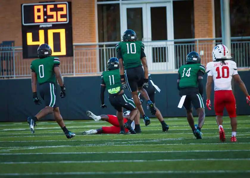 Manvel Mavericks and Iowa Colony Pioneers compete at Alvin ISD Freedom Field