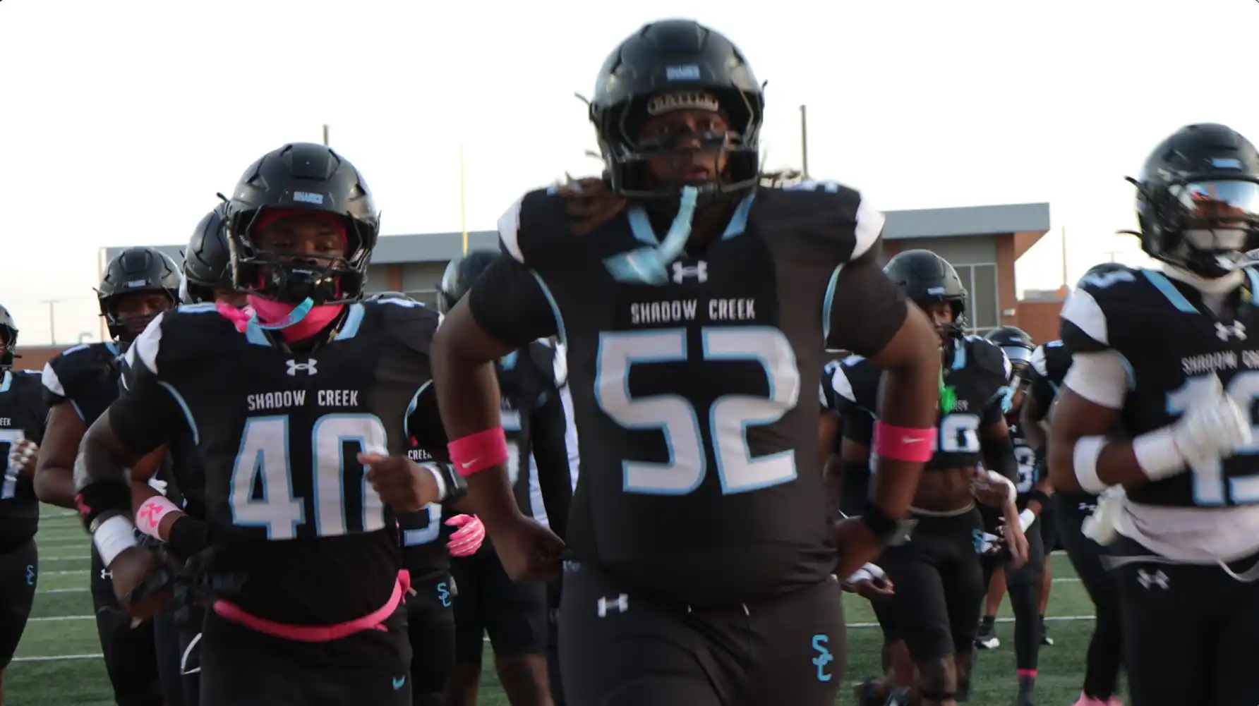 Shadow Creek running back Julian Mathis during the Battle of 288 against Manvel at Freedom Field.